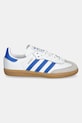 Дитячі шкіряні кросівки adidas Originals SAMBA OG JP5486 білий SS25