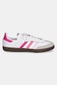 Παιδικά δερμάτινα αθλητικά παπούτσια adidas Originals SAMBA OG JP5494 λευκό SS25