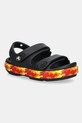 Crocs sandale copii CROCBAND FLAMES SANDAL T negru 211269.CROCS.CROCBAND.F