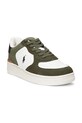 Шкіряні кросівки Polo Ralph Lauren Masters Crt 809955690002.101 зелений SS25