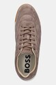 BOSS sneakers din piele intoarsă Titanium SL bej 50536523.260