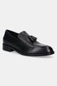 Кожаные мокасины BOSS Tayil elegant чёрный 50531305.001