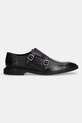 HUGO pantofi de piele Gryff 50536180.001 negru SS25