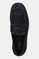 HUGO mocasini din piele intoarsa Chaol bleumarin 50536215.408