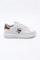Karl Lagerfeld sneakers din piele KAPRI MENS NFT mic de statură alb KL52531M.01Z
