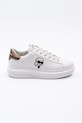 Karl Lagerfeld sneakersy skórzane KAPRI MENS NFT niska biały KL52531M.01Z