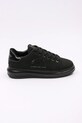 Karl Lagerfeld sneakers din piele intoarsă KAPRI MENS mic de statură negru KL52537K.20X