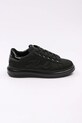 Nubuck sneakers Karl Lagerfeld KAPRI MENS μικρό μαύρο KL52512K.20X