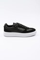 Karl Lagerfeld sneakers din piele MAXI KUP RSG piele întoarsă negru KL52235.300