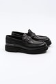 Usnjeni mokasini Karl Lagerfeld KINGSTON KL12215.000 črna SS25