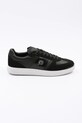 Karl Lagerfeld sneakersy skórzane ATLAS NFT skóra zamszowa czarny KL51831.300