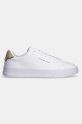 Tommy Hilfiger sneakers din piele TH COURT LTH DETAIL ESS FM0FM05367 alb SS25