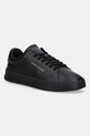 Tommy Hilfiger sneakersy skórzane TH COURT LTH DETAIL ESS czarny FM0FM05367