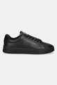 Tommy Hilfiger sneakersy skórzane TH COURT LTH DETAIL ESS FM0FM05367 czarny SS25