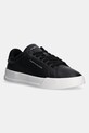 Kožené sneakers boty Tommy Hilfiger TH COURT LTH DETAIL ESS nízký černá FM0FM05367