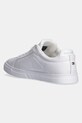 Cipők Tommy Hilfiger bőr sportcipő ICON COURT LTH FLAG ESS FM0FM05317 fehér
