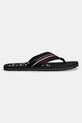 Tommy Hilfiger șlapi TOMMY HILFIGER WEB BEACH SANDAL FM0FM05340 negru SS25