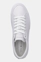 Кожени маратонки Tommy Hilfiger TH HI VULC STREET LOW RWB LTH бял FM0FM05312