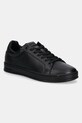 Kožené tenisky Calvin Klein LOW TOP LACE UP WOVEN nízky čierna HM0HM01767