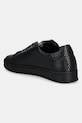 Obuwie Calvin Klein sneakersy skórzane LOW TOP LACE UP WOVEN HM0HM01767 czarny