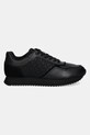 Kožené tenisky Calvin Klein LOW TOP LACE UP MONO HM0HM01664 čierna SS25