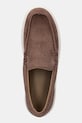 Semišové mokasíny Calvin Klein MOCCASIN SUEDE hnedá HM0HM01794