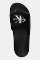 Calvin Klein Jeans klapki SLIDE MONOGRAM czarny YM0YM01271