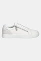 Calvin Klein Jeans sneakers in pelle CLASSIC CUPSOLE ZIP LOW IN YM0YM01254 bianco SS25