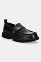 Mokasíny Calvin Klein Jeans EVA APRON LOAFER HDW imitácia kože čierna YM0YM01252