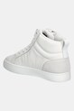 Încălțăminte Calvin Klein Jeans sneakers din piele CLASSIC CUPSOLE ZIP MID IN YM0YM01156 alb