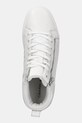 Calvin Klein Jeans sneakers din piele CLASSIC CUPSOLE ZIP MID IN alb YM0YM01156