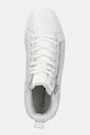 Kožené tenisky Calvin Klein Jeans CLASSIC CUPSOLE ZIP MID IN biela YM0YM01156