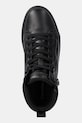 Шкіряні кросівки Calvin Klein Jeans CLASSIC CUPSOLE ZIP MID IN чорний YM0YM01156