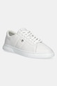 Gant sneakers din piele Joree mic de statură alb 30631874.G29