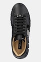 Δερμάτινα αθλητικά παπούτσια Philipp Plein Nappa Lo-Top Hexagon μαύρο USC0698.PLE075N.0202