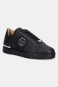Philipp Plein sneakersy skórzane Lo-Top Monogram niska czarny USC0768.PLE005N.0202