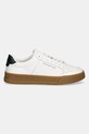 Sneakers boty Tommy Hilfiger TH COURT MIX LTH FM0FM05489 bílá SS25