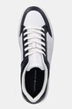 Tommy Hilfiger sneakers TH COURT MIX LTH alb FM0FM05489