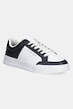 Tenisky Tommy Hilfiger TH COURT MIX LTH nízky tmavomodrá FM0FM05489