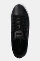 Кожаные кроссовки Tommy Hilfiger ICON COURT PINPERF LTH чёрный FM0FM05483