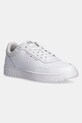 Sneakers boty Tommy Hilfiger TH BASKET CORE LTH PINPERF přírodní kůže bílá FM0FM05466