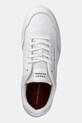 Sneakers boty Tommy Hilfiger TH BASKET CORE LTH PINPERF bílá FM0FM05466