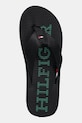 Tommy Hilfiger flip-flop MASSAGE HILFIGER BEACH SANDAL fekete FM0FM05443