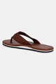 Scarpe Tommy Hilfiger infradito HILFIGER LEATHER BEACH SANDAL FM0FM05442 marrone