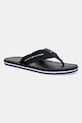 Tommy Hilfiger flip-flop HILFIGER LEATHER BEACH SANDAL fekete FM0FM05442