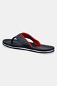 Obuwie Tommy Hilfiger japonki PADDED COMFORT HILFIGER B SANDAL FM0FM05440 granatowy