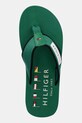 Вьетнамки Tommy Hilfiger PATCH HILFIGER BEACH SANDAL зелёный FM0FM05435