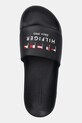 Tommy Hilfiger papuci HILFIGER FLAGS POOL SLIDE negru FM0FM05431