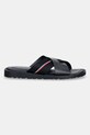 Tommy Hilfiger klapki CORE HILFIGER LH CRISS C SANDAL FM0FM05415 granatowy SS25