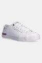 Tommy Hilfiger bőr sportcipő CORE CORPORATE VULC LEATHER alacsony fehér FM0FM05399